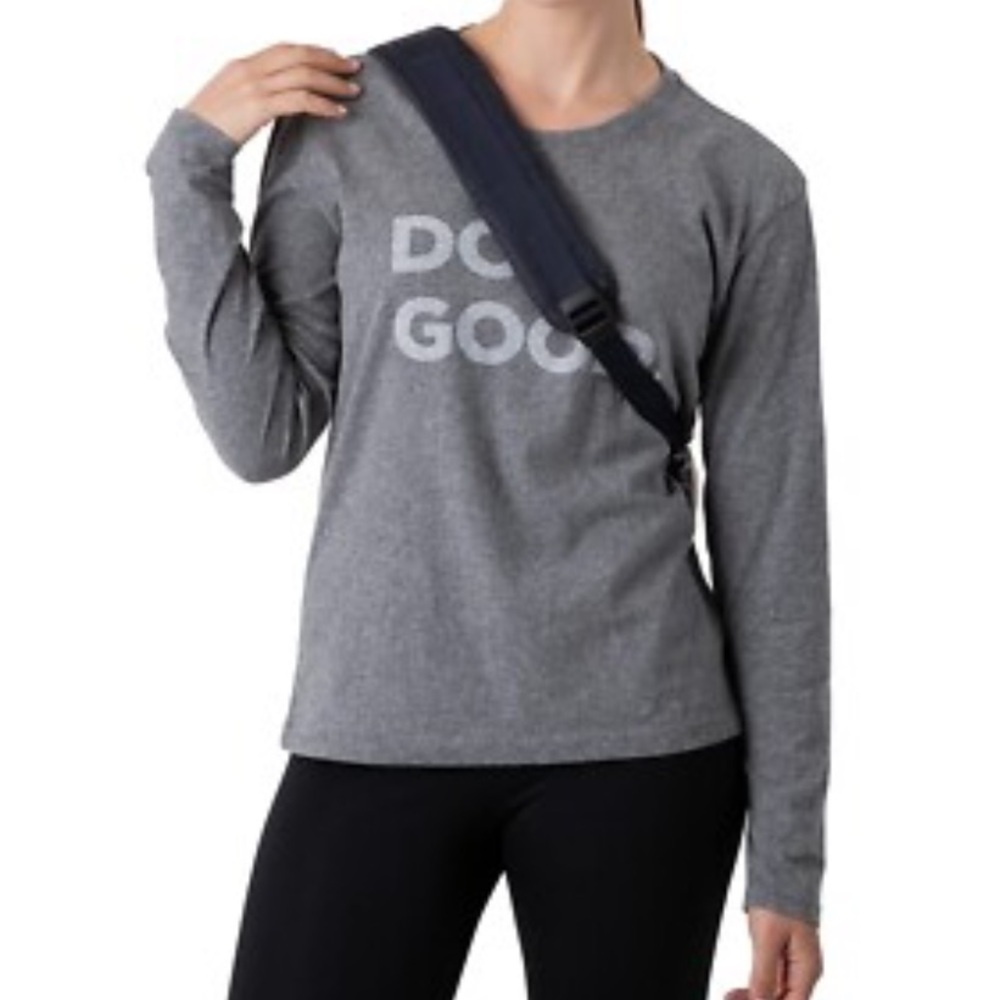 Cotopaxi Grey Do Good Gray Long Sleeve Tee